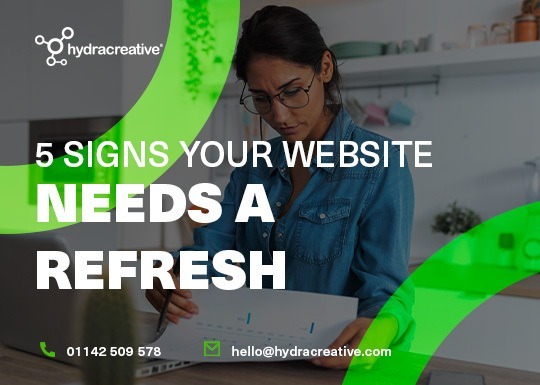 Five signs your website needs a refresh underlaid image